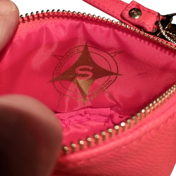 Stephanie Johnson LAX Micro Trap Bag Poppy Red Wristlet - Picture 6 of 7